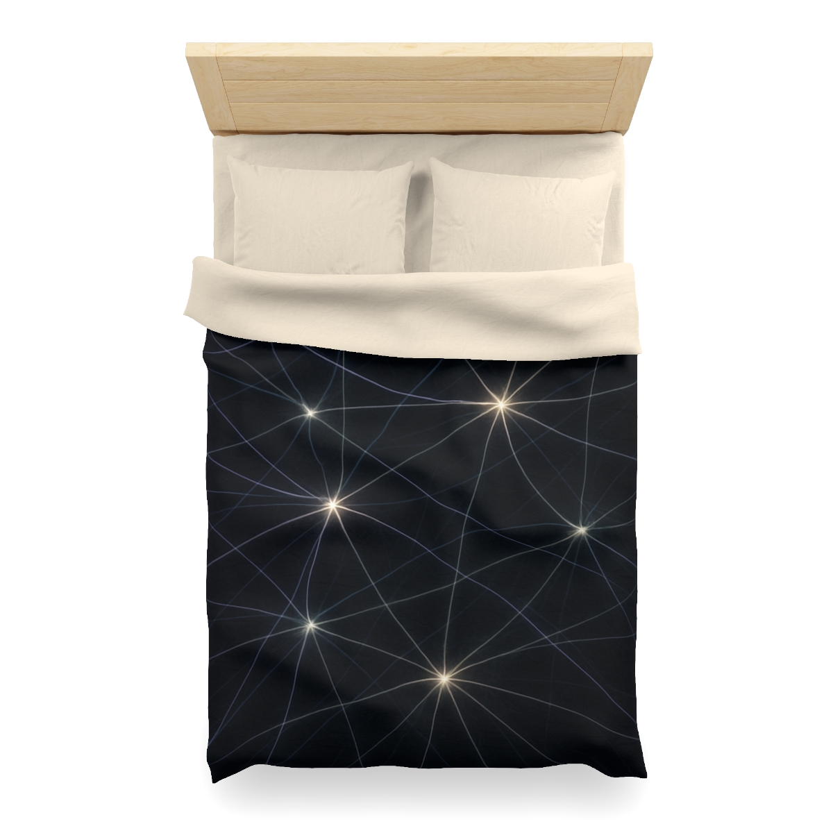 Starlace Filament Canopy designer printed duvets