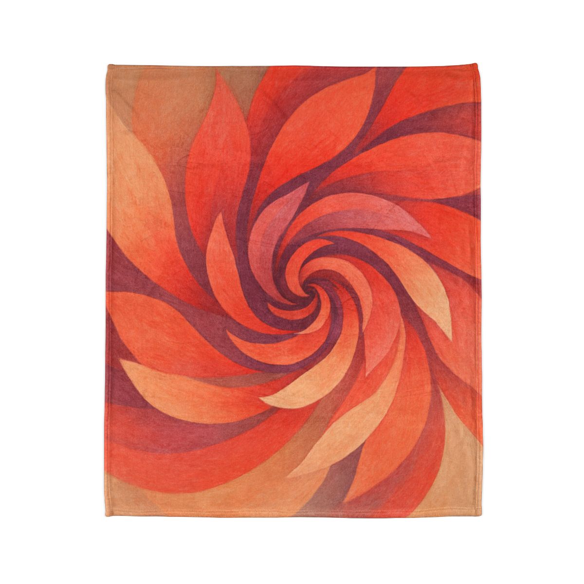 Petal Spiral Radiance unique gift blankets