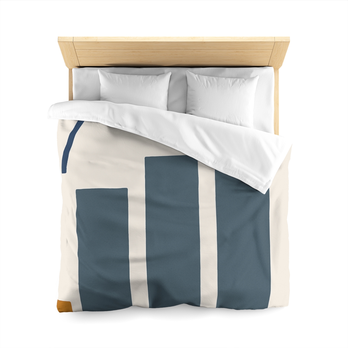 Three Bars With Hanging Arc designer printed duvets