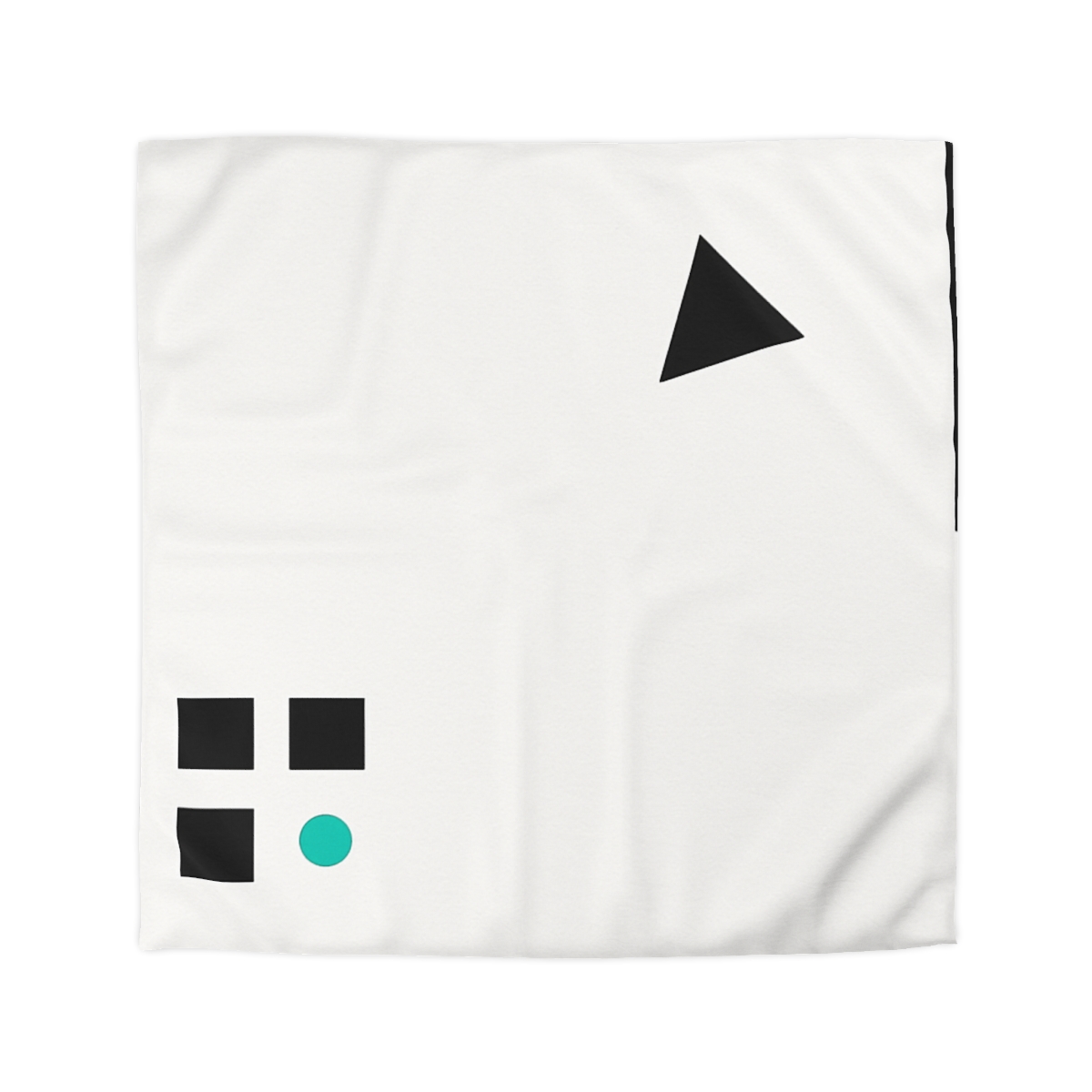 Corner Triad And Missing Cell Grid trendy bedroom duvets