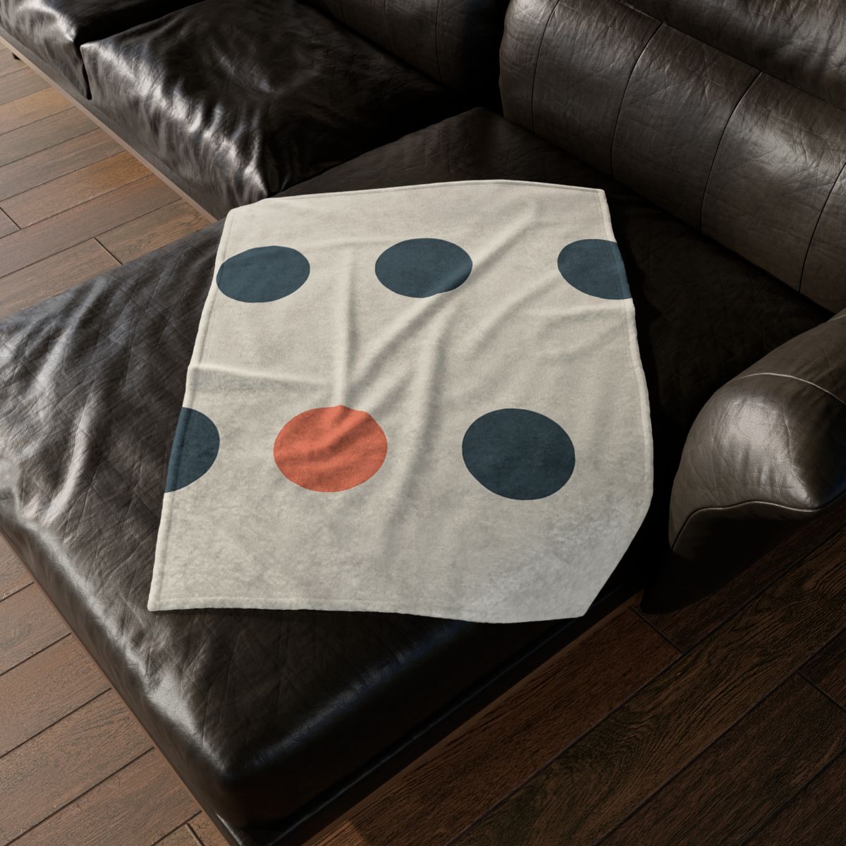 Clustered Dots With Open Lane stylish throw blankets