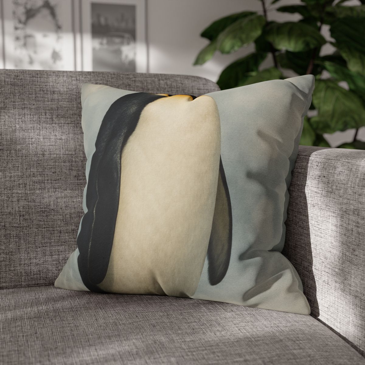Frost Hush Emperor Penguin trendy patterned pillow cases