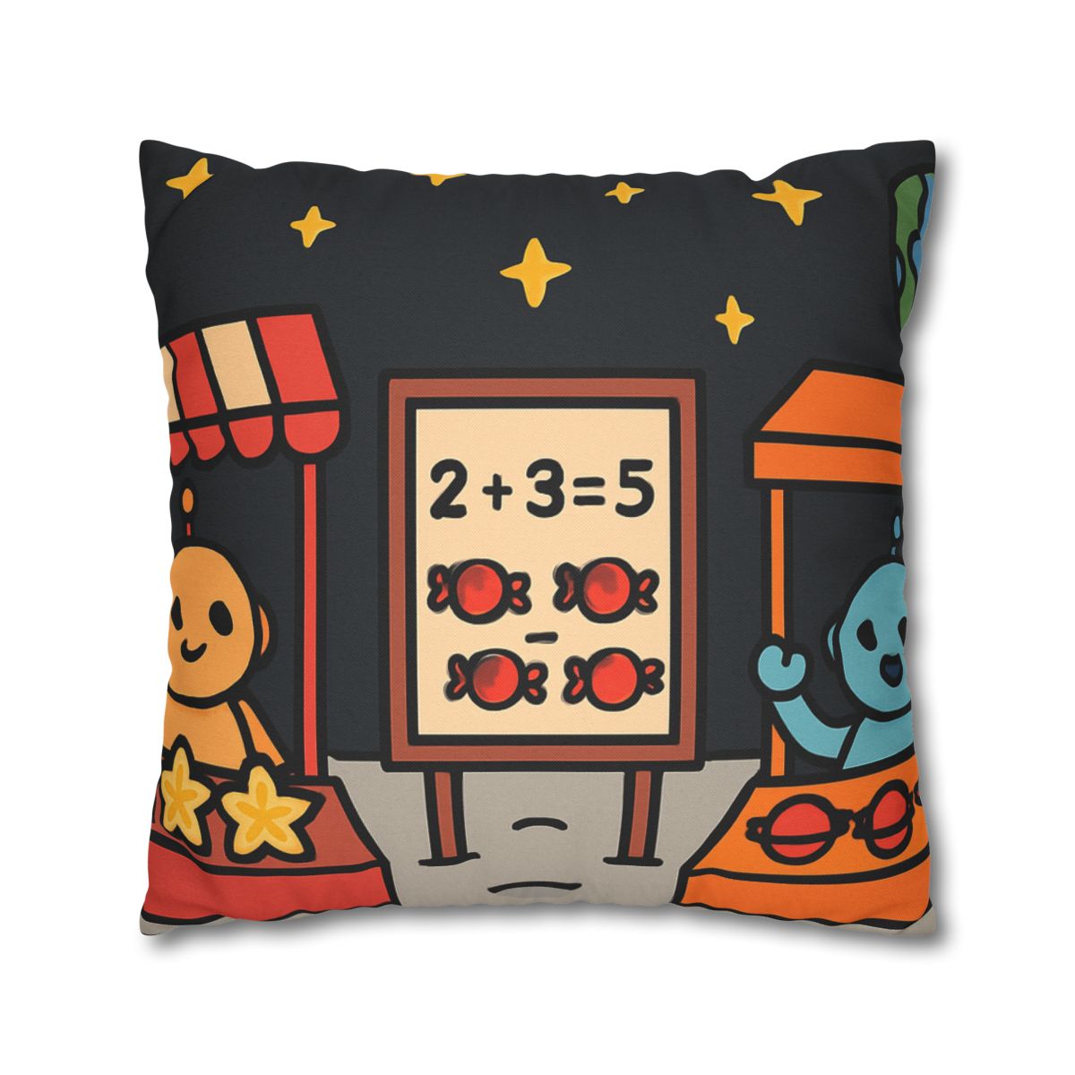 Moonlight Market Run By Friendly Robots custom pillow cases