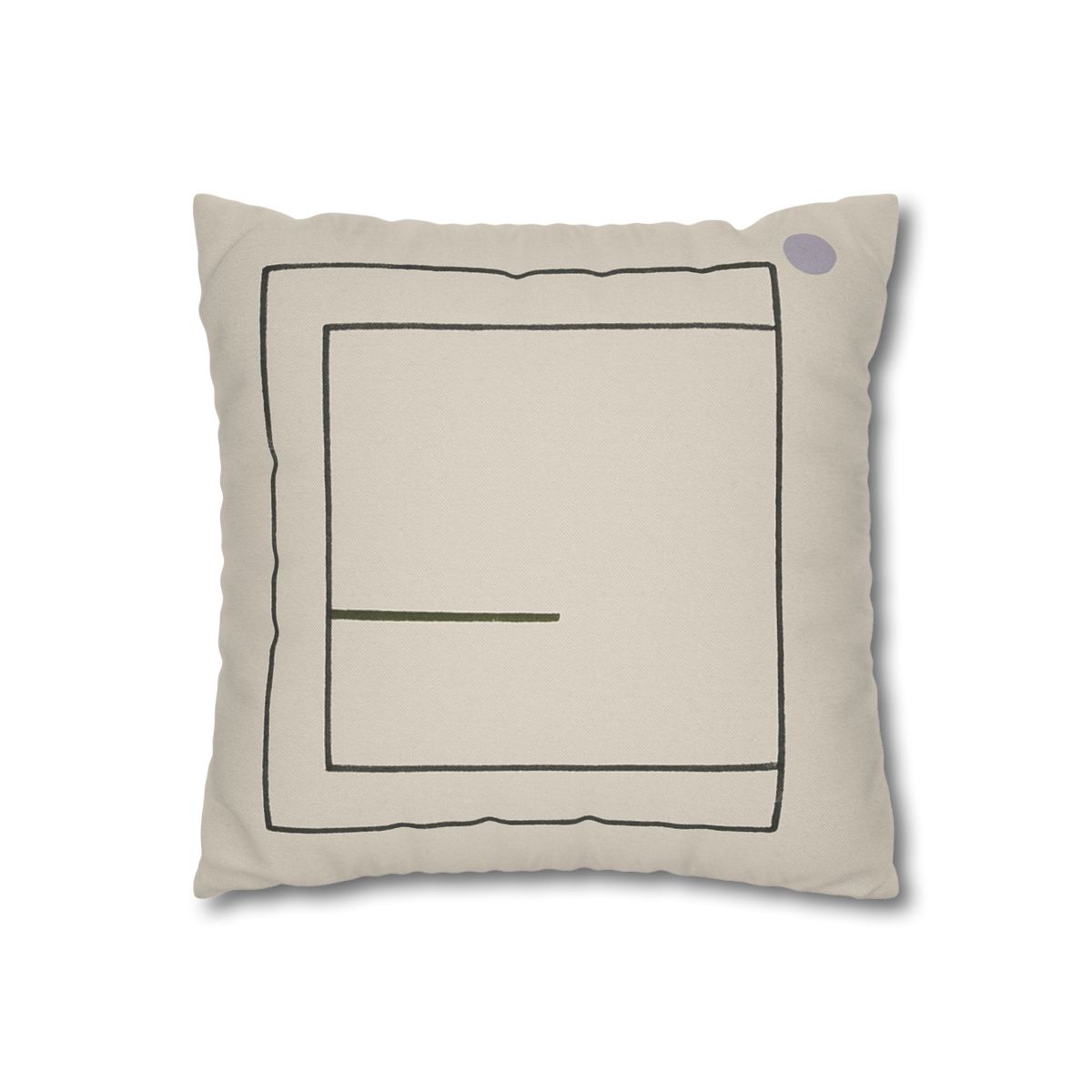 Nested Square And Crossing Short Line comfortable bedding pillow covers