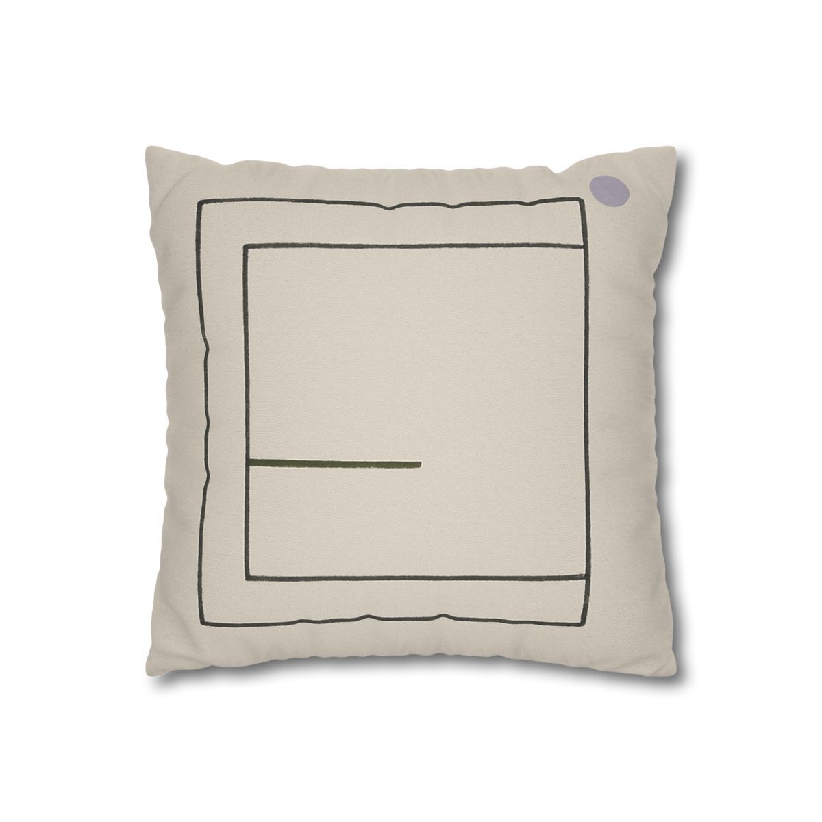 Nested Square And Crossing Short Line comfortable bedding pillow covers