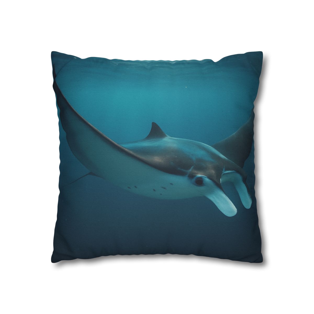 Cosmic Glide Manta Ray personalized pillow covers