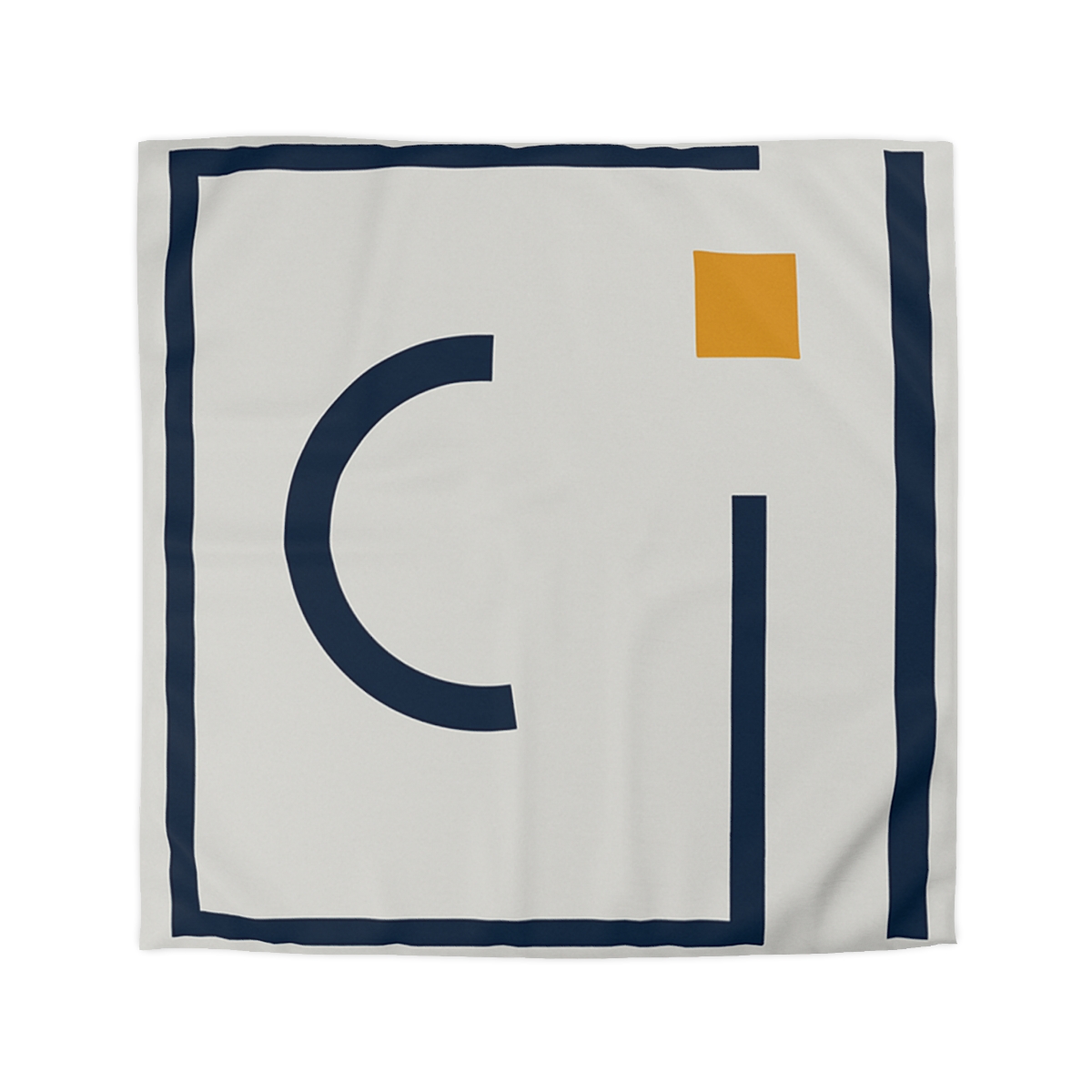 Broken Frame With Floating Arc custom duvets