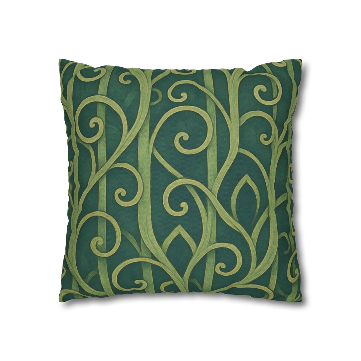 Tendriled Lattice Cascade designer print pillow cases