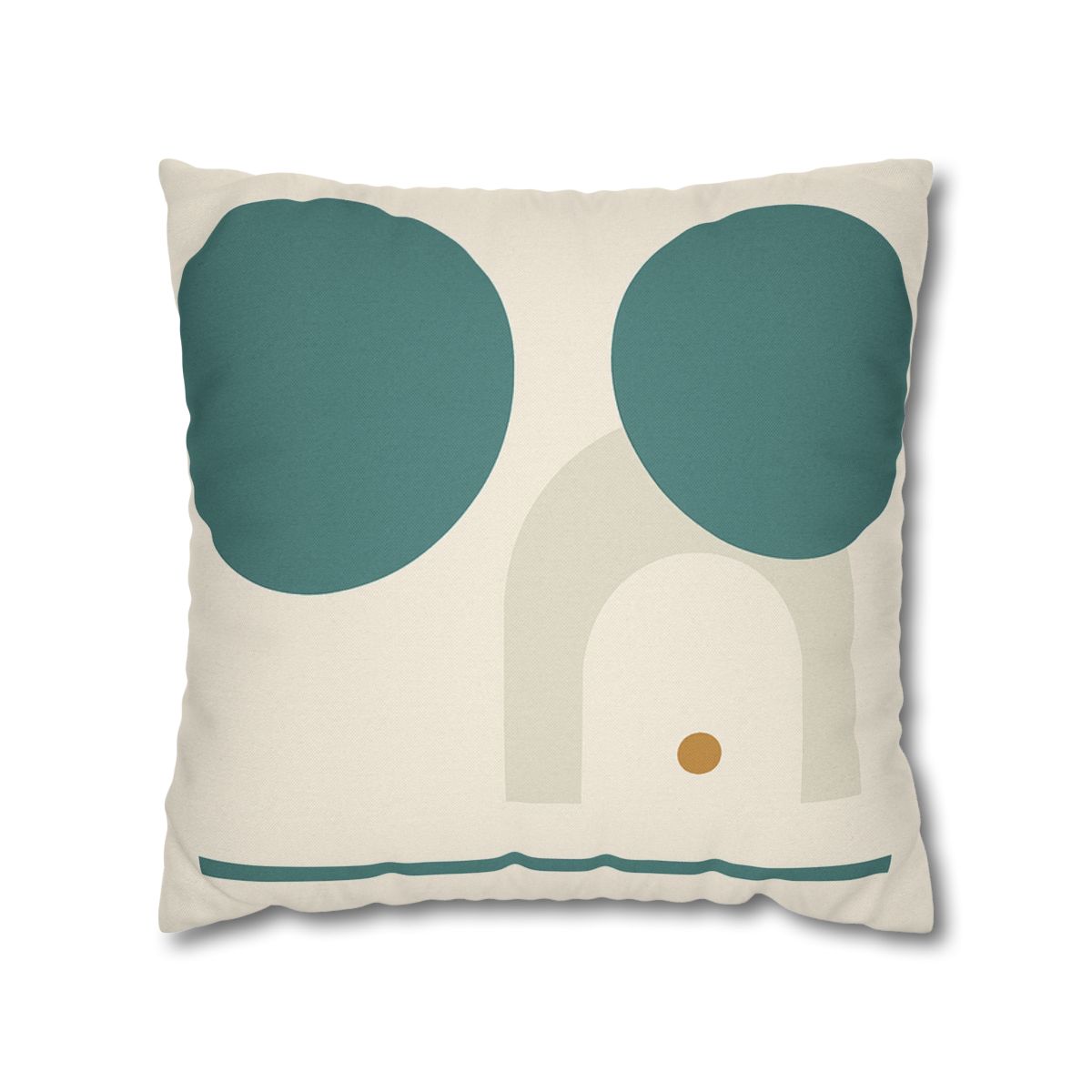 Quiet Triad With Offset Arc custom pillow cases