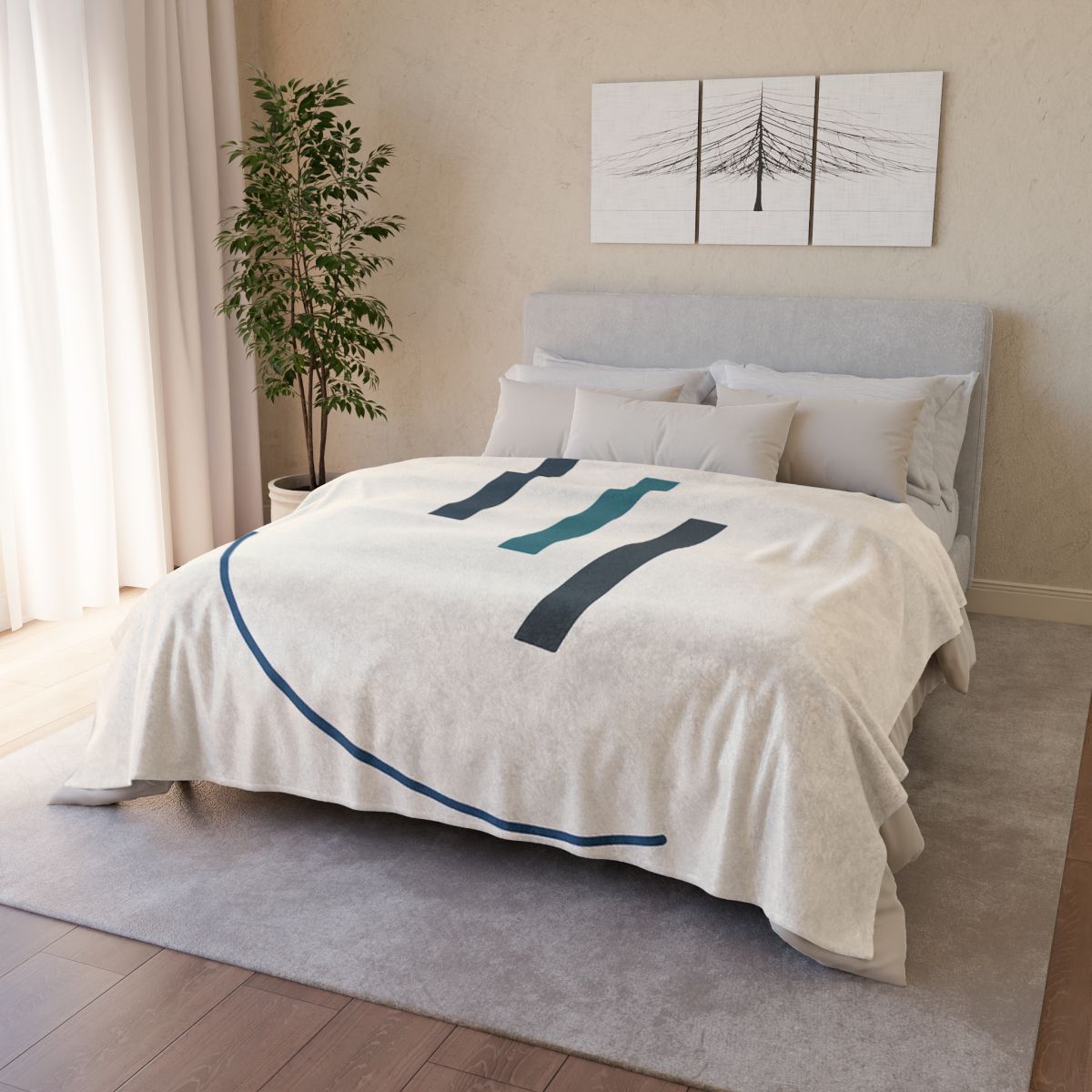 Orbit Pause Rectangles unique gift blankets