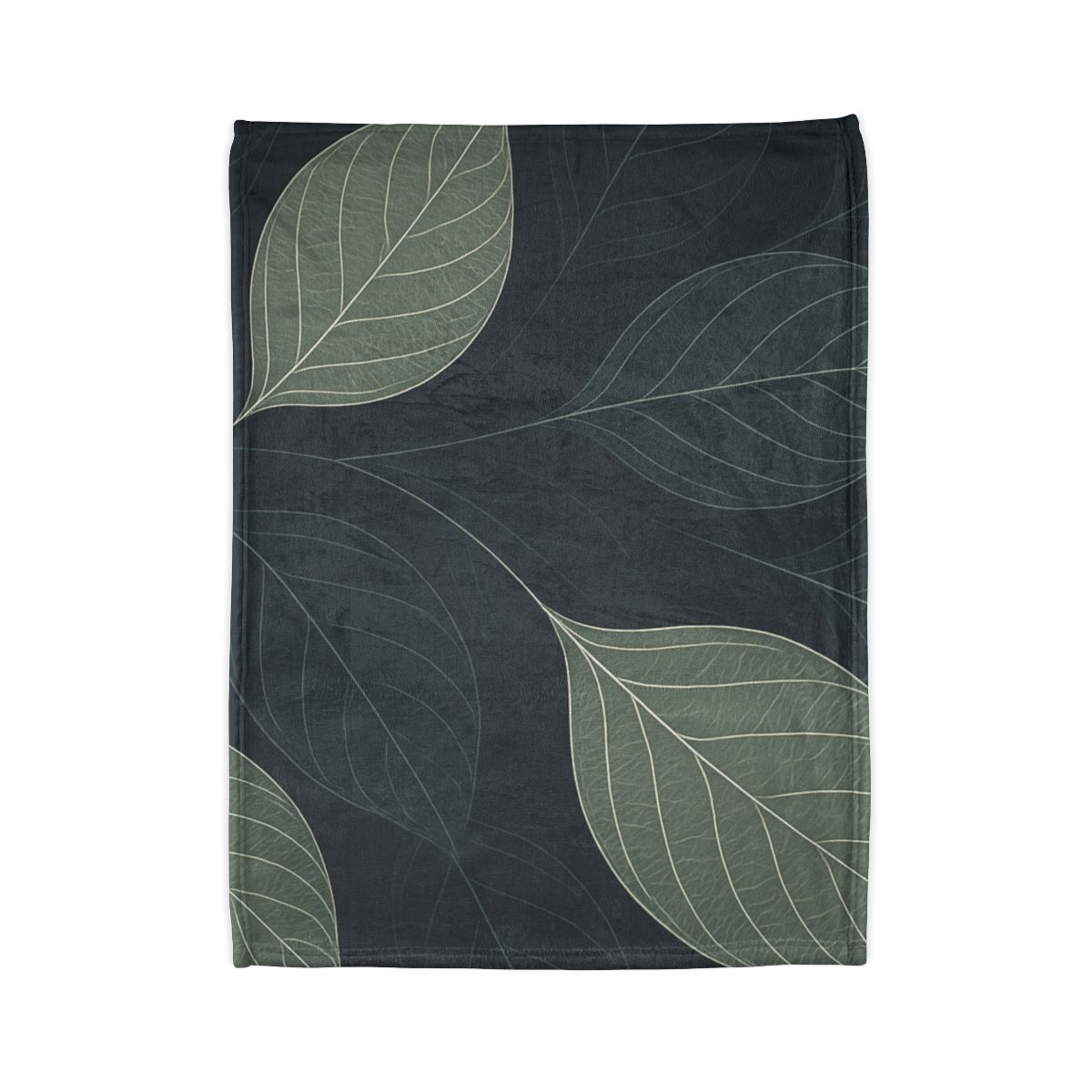 Leaf Vein Circuit Filigree designer printed blankets