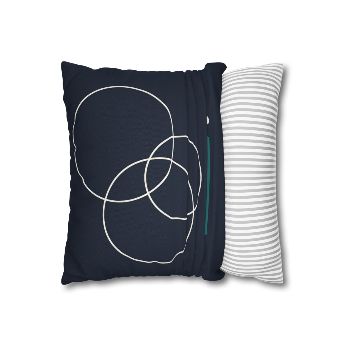 Staggered Rings And Anchored Bar trendy patterned pillow cases