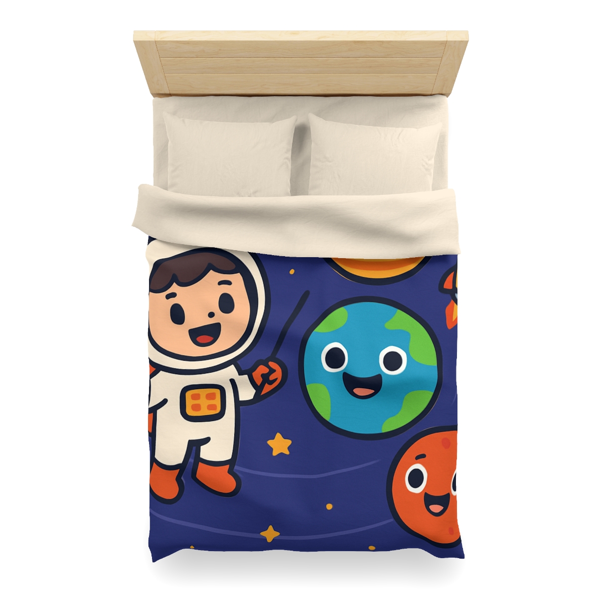 Galaxy School Of Friendly Planets soft comforter duvets