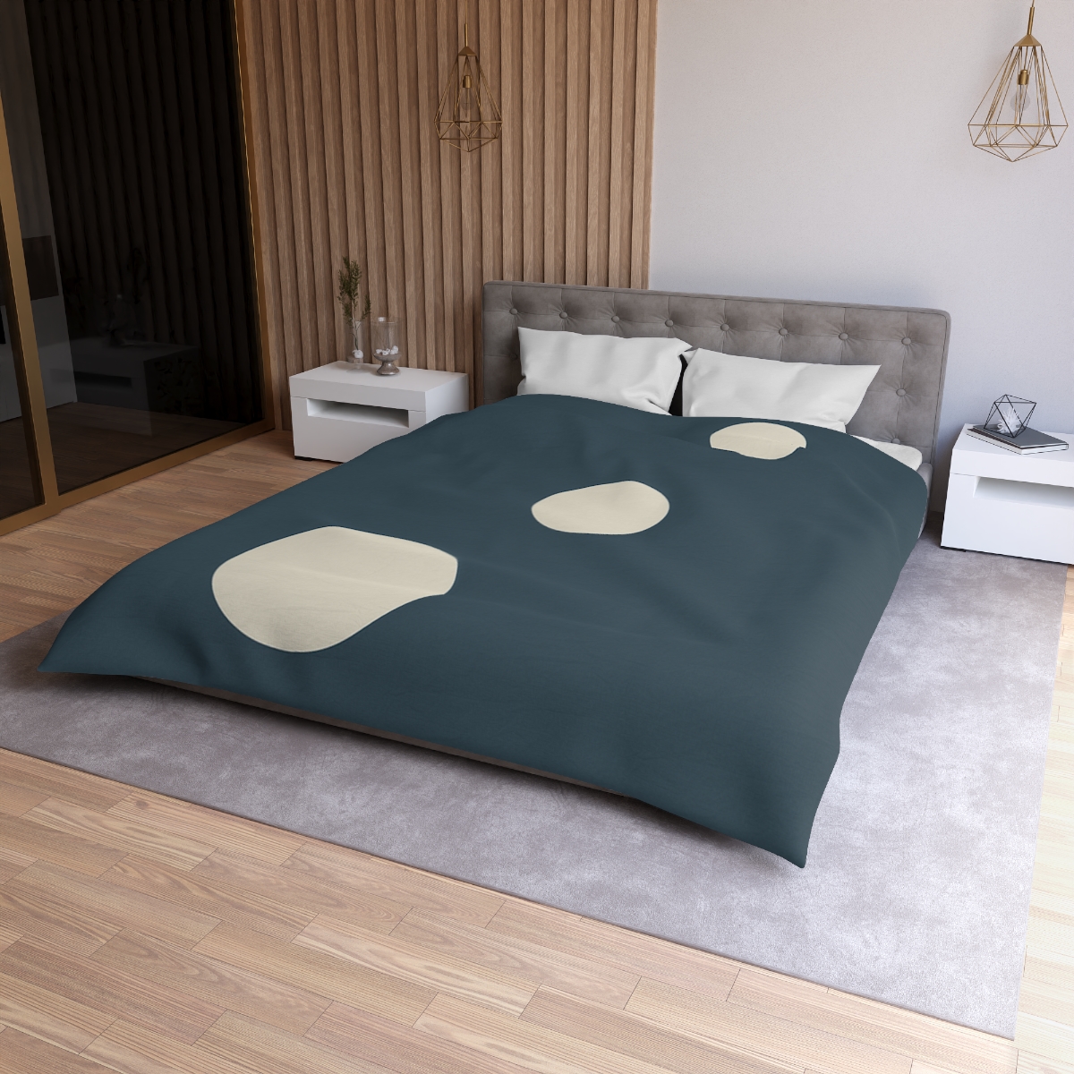 Trio Of Staggered Circles stylish duvet covers