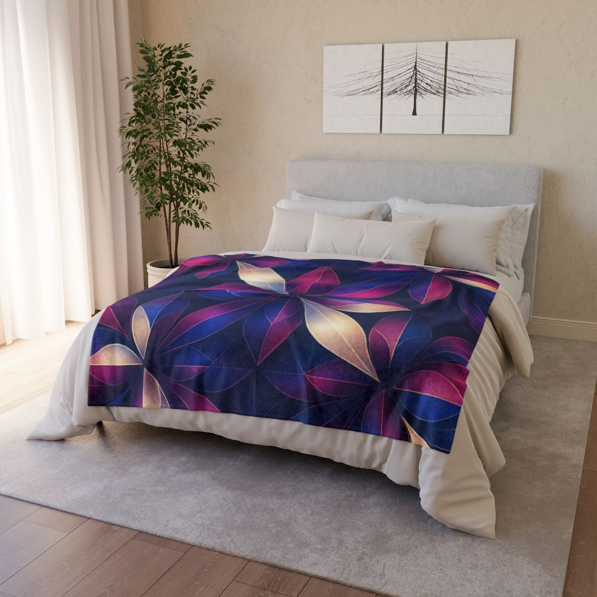 Petal Prism Tessellation trendy patterned blankets