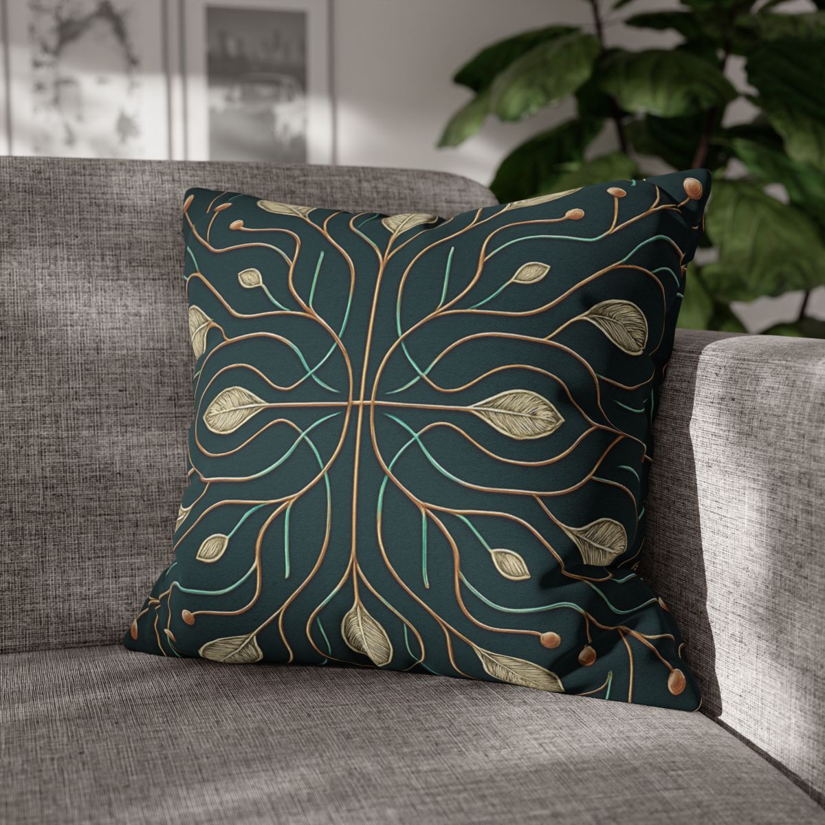 Vine Circuit Lattice unique gift pillow cases