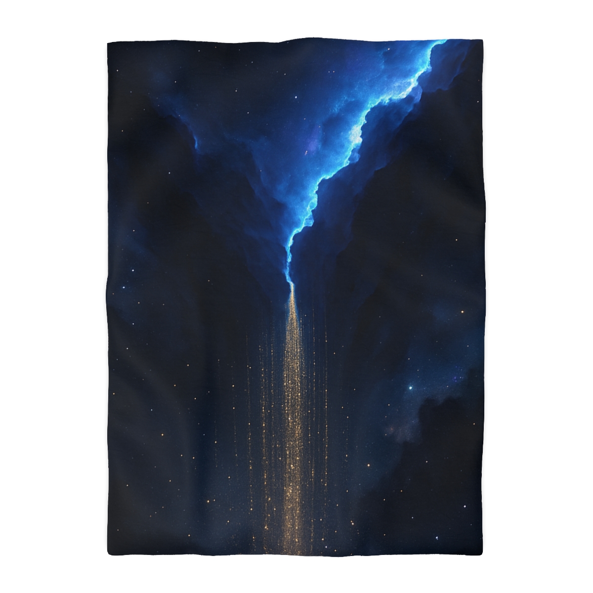 Luminous Rift Starfall custom duvets
