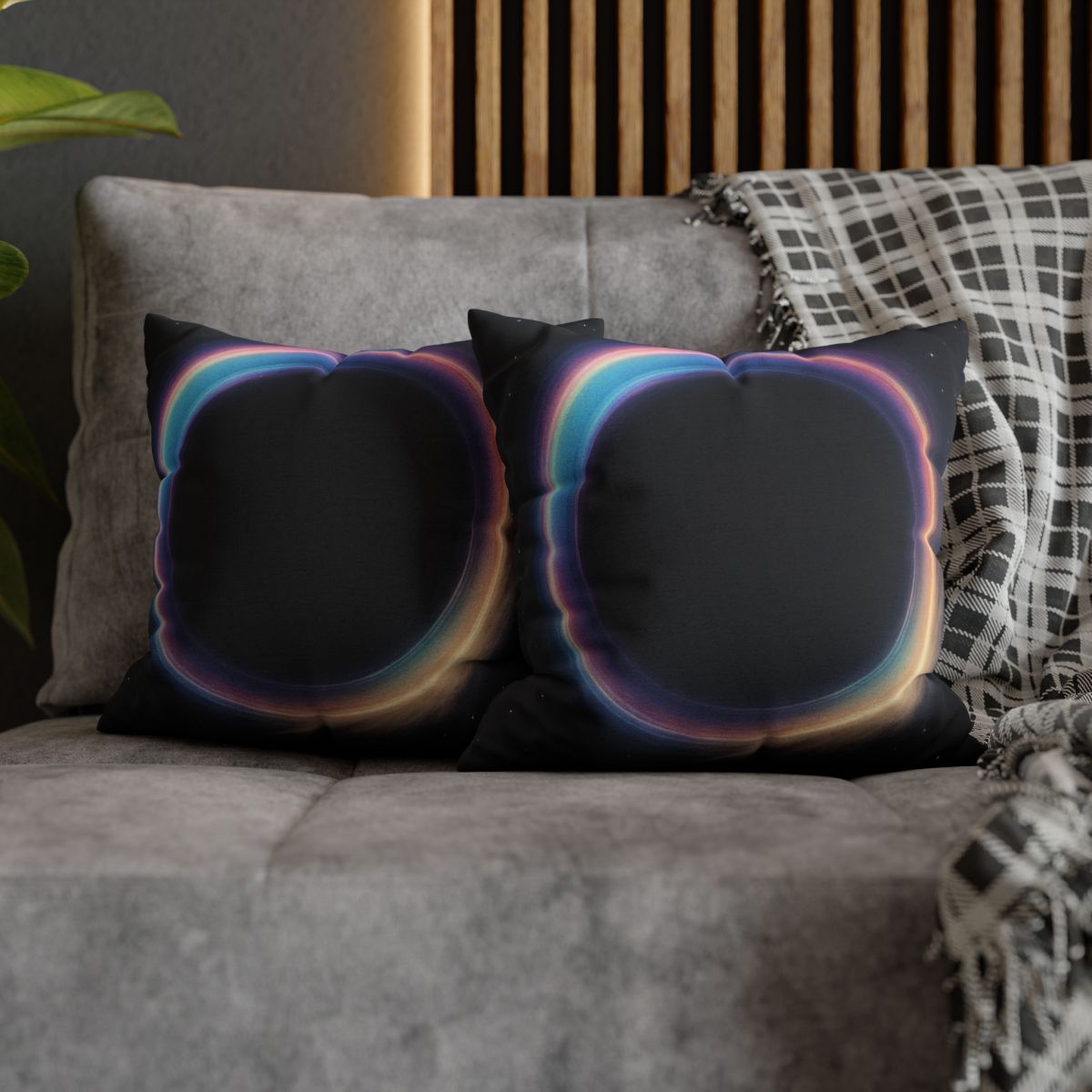 Prismatic Lensing Halo Drift soft cotton pillow cases