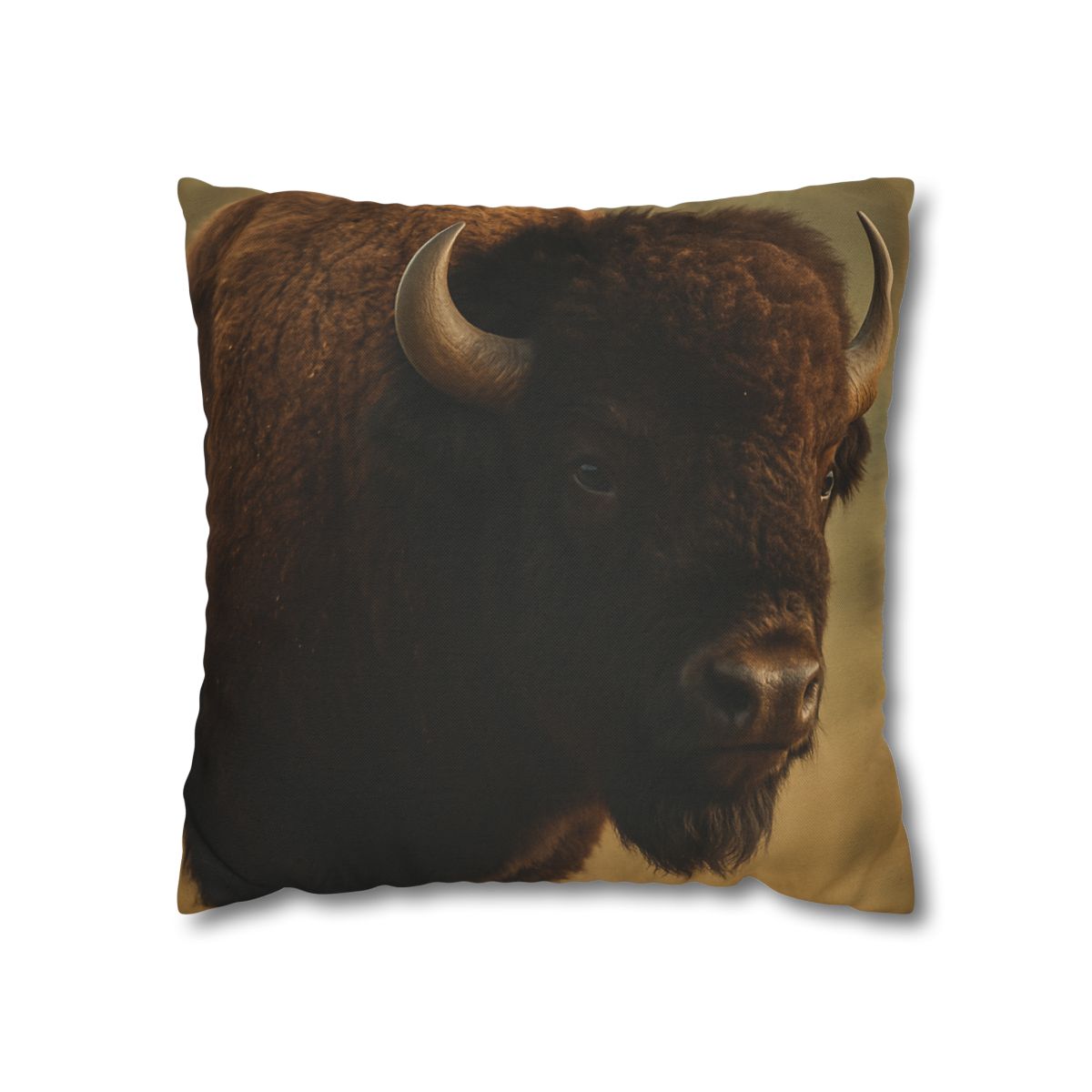 Thunder Stillness American Bison soft cotton pillow cases