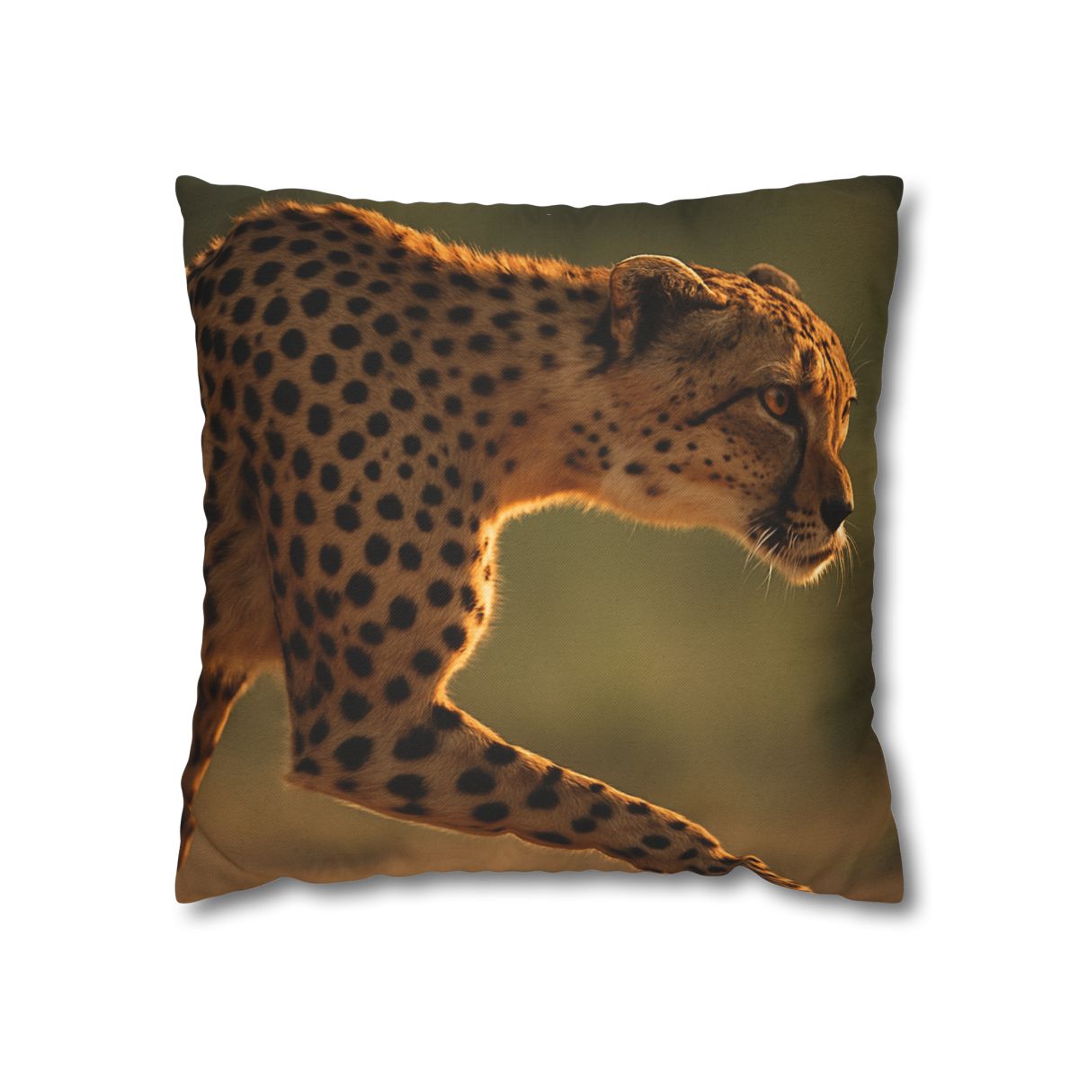 Cheetah Silent Sprint personalized pillow covers