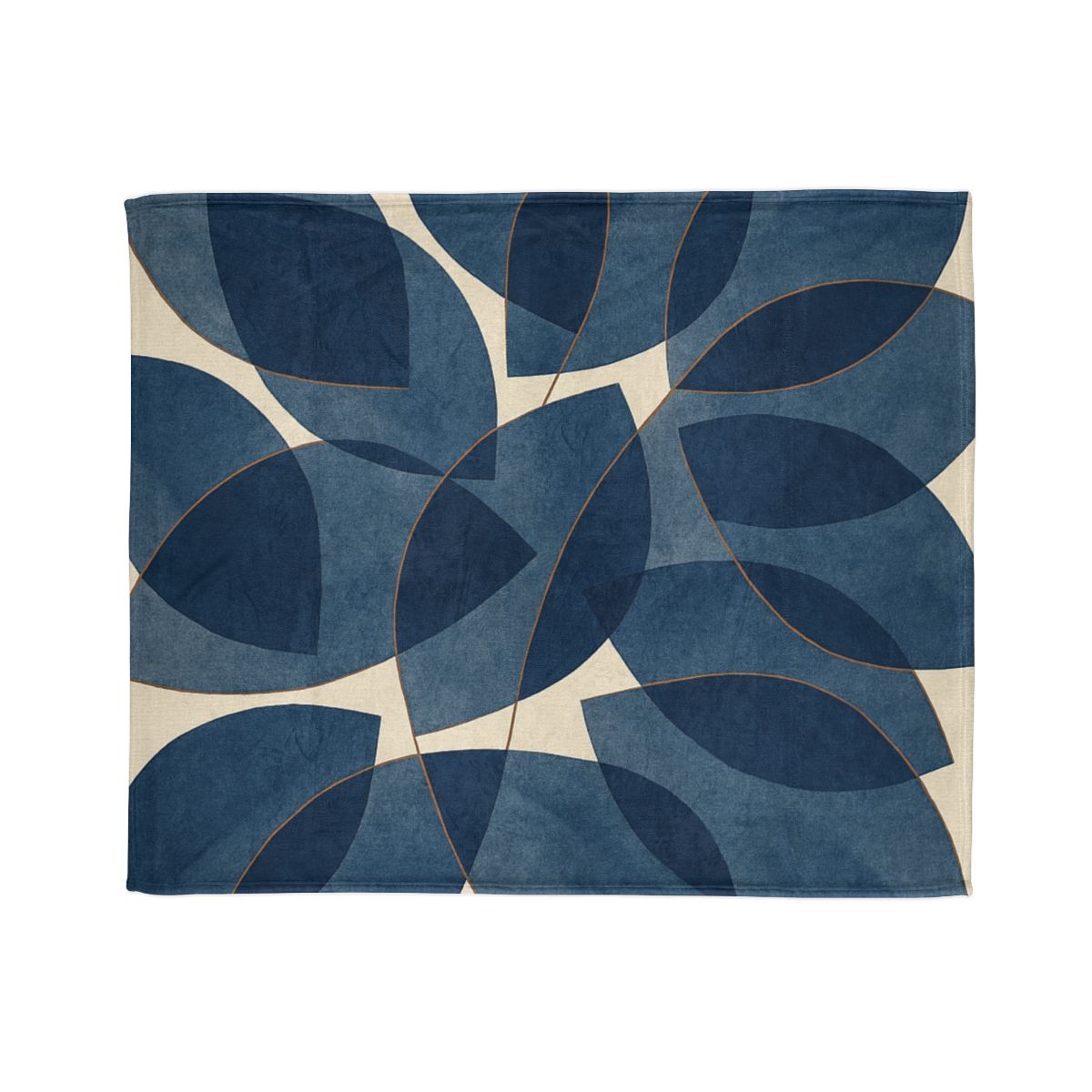 Petal Overlay Mosaic personalized cozy blankets