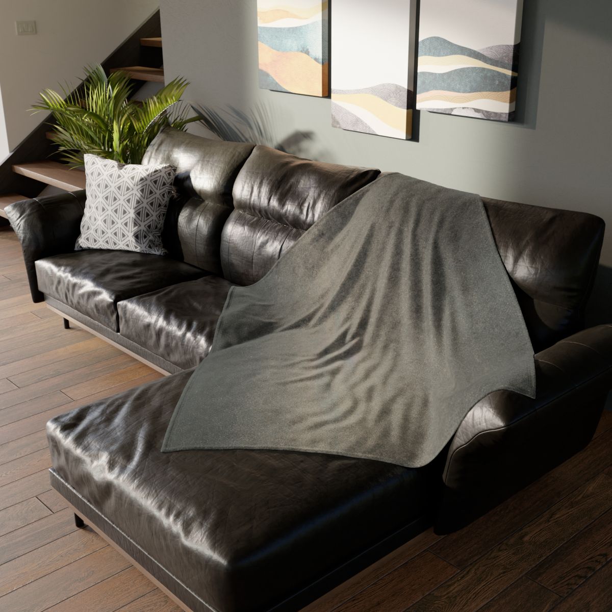 Microwave Echo Grainfield trendy patterned blankets