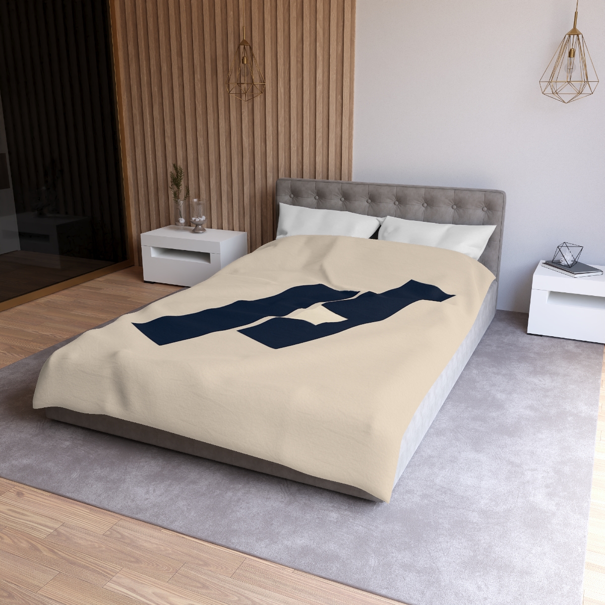 Quiet Diagonal Stack custom duvets