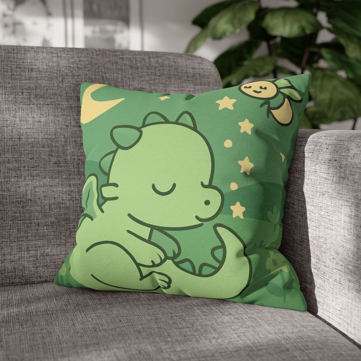 Moonlight Meadow Dragon comfortable bedding pillow covers