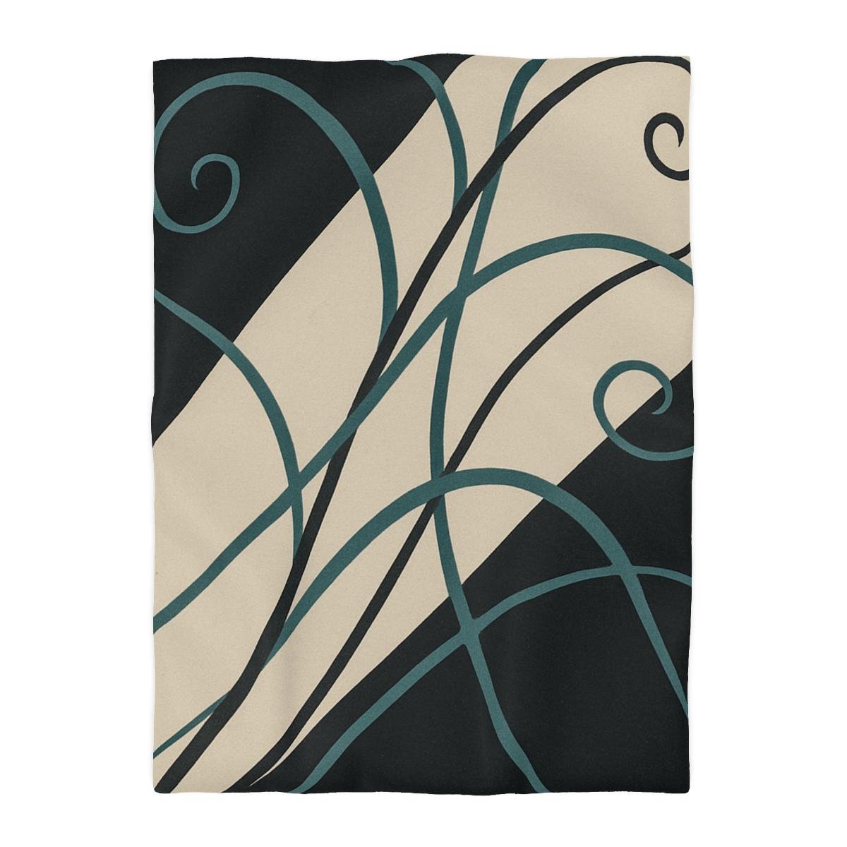 Tendril Motion Study unique patterned duvets