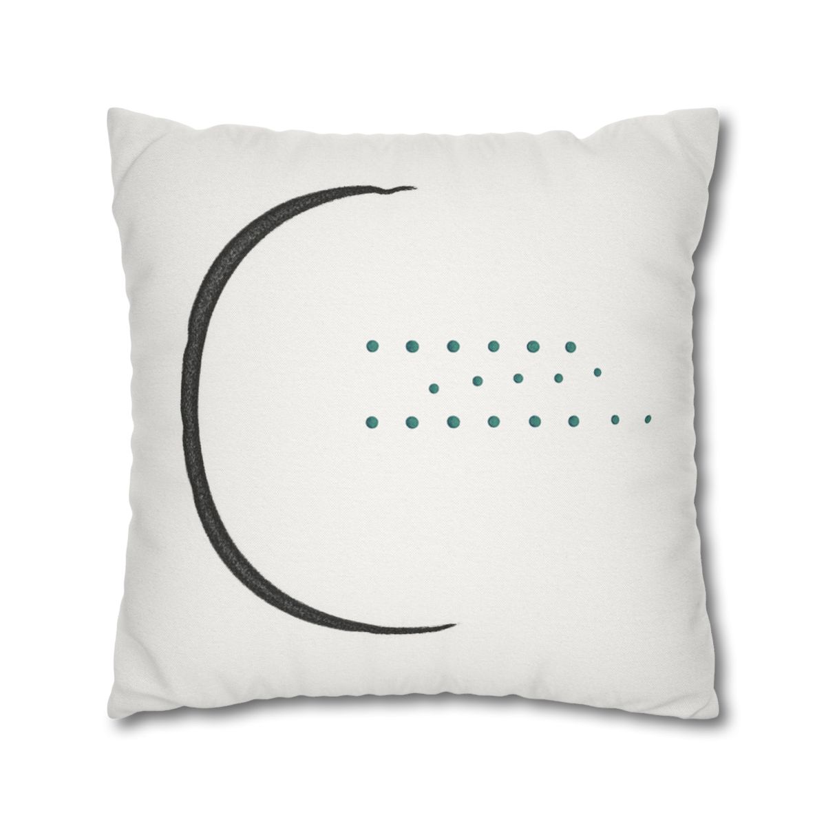 Split Crescent And Parallel Dots custom pillow cases