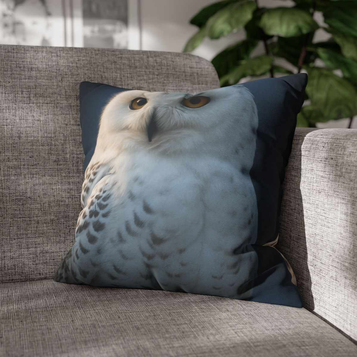 Midnight Watch Snowy Owl unique gift pillow cases