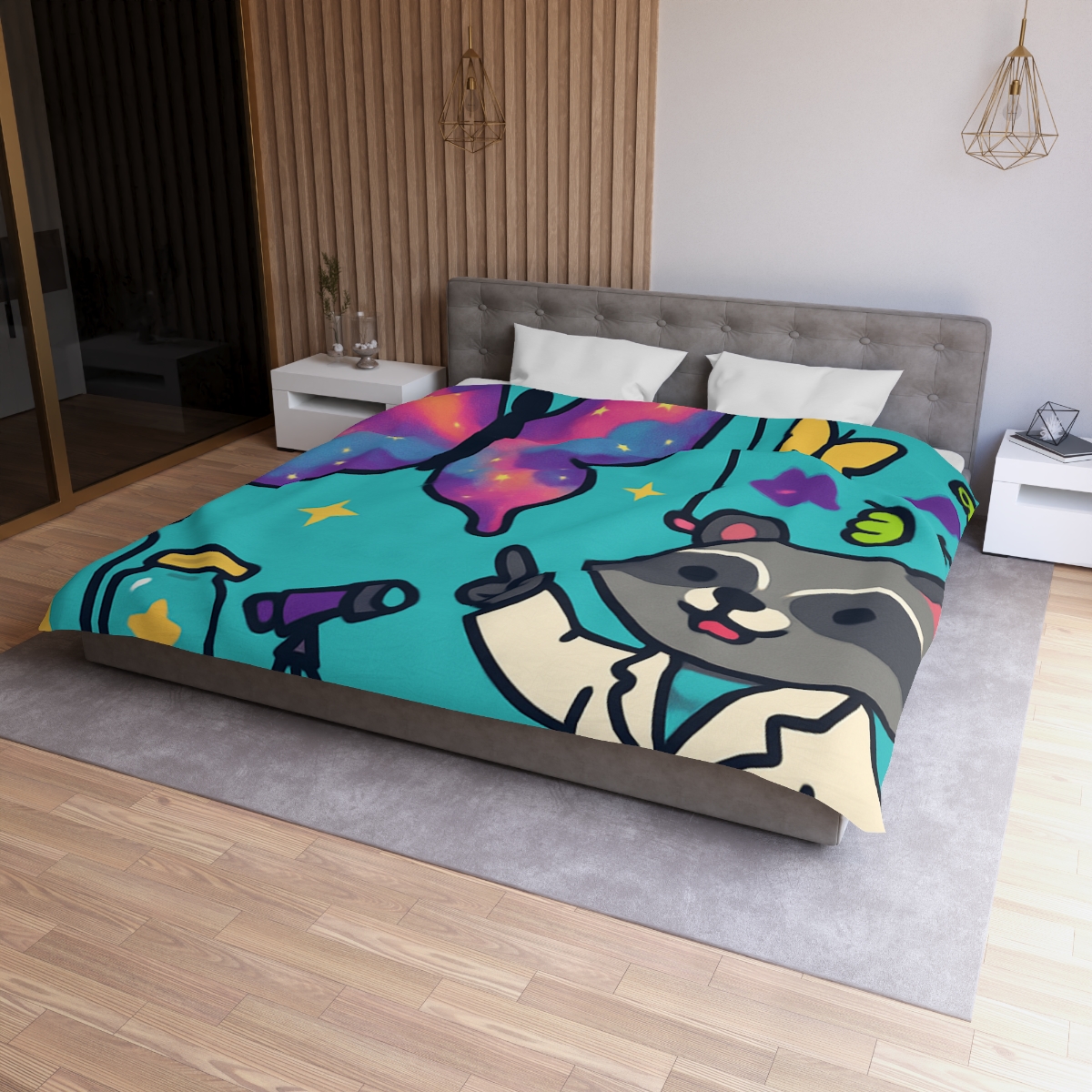 Nebula Garden Butterflies Lab stylish duvet covers