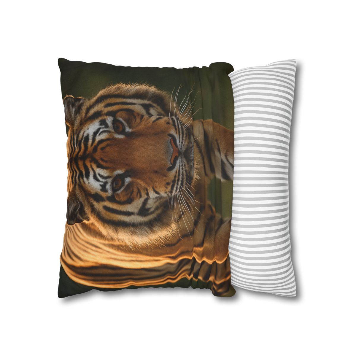 Forest Stalker Bengal Tiger personalized pillow covers