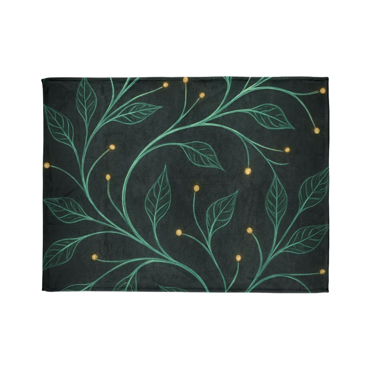 Vine Curl Circuitry personalized cozy blankets