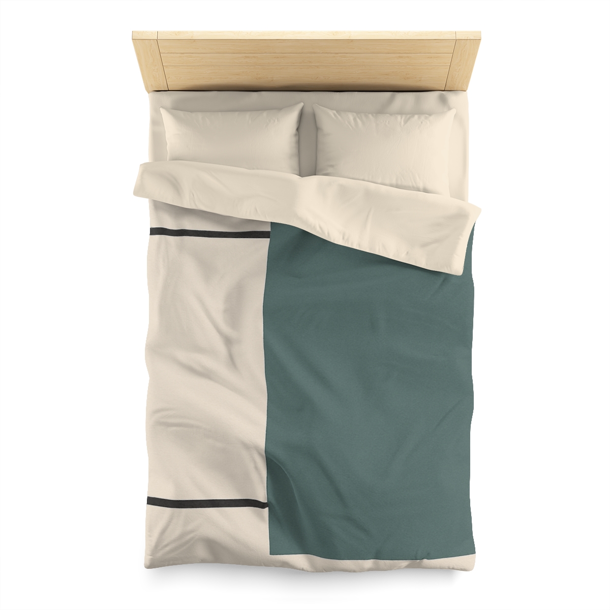 Offset Rectangle Pause custom duvets