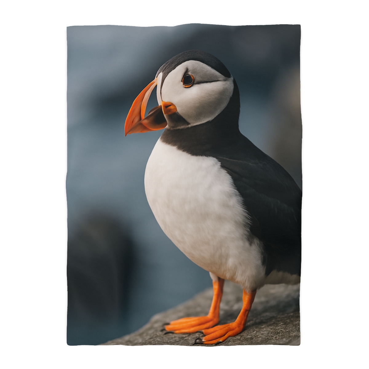 Cliff Breeze Atlantic Puffin designer printed duvets