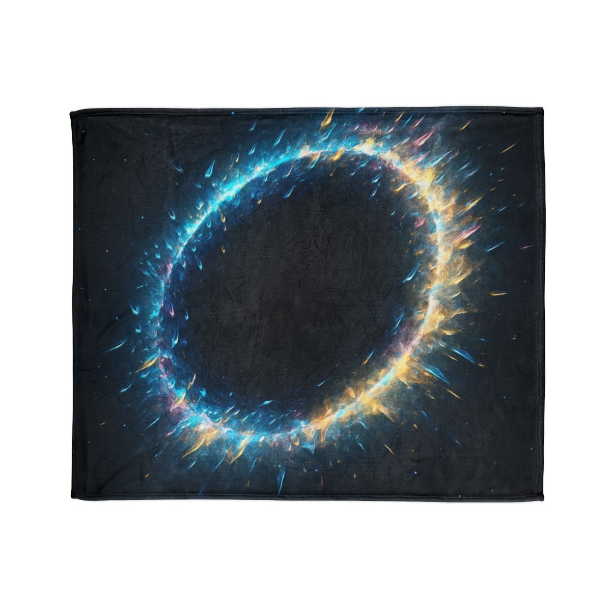 Prismatic Singularity Halo designer printed blankets
