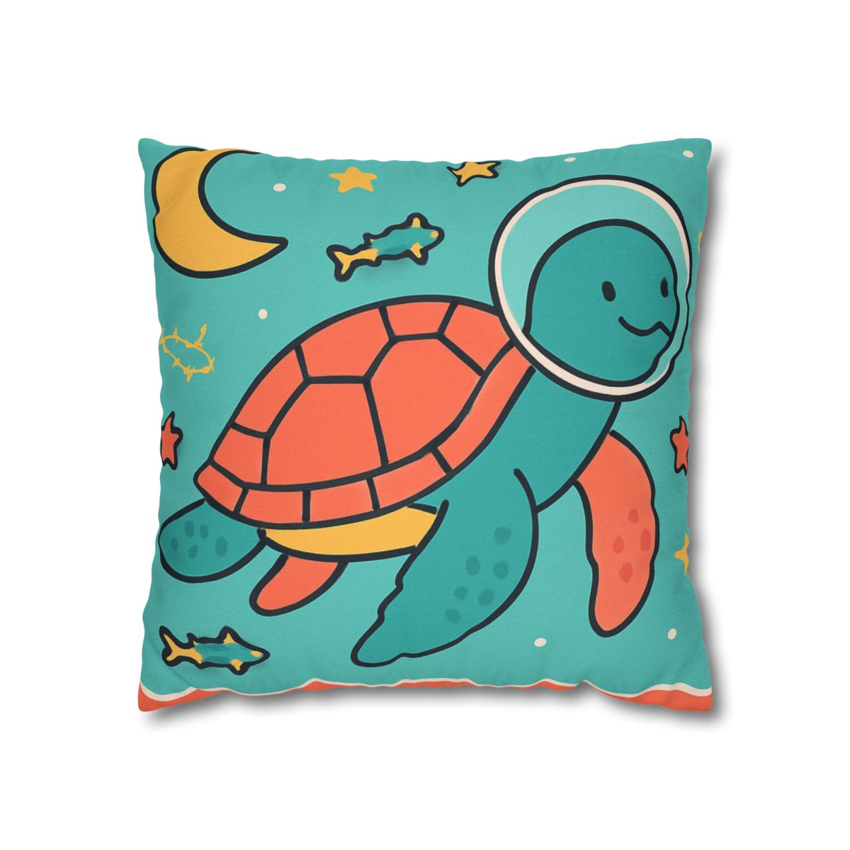 Starship Sea Turtle Explorer comfortable bedding pillow covers