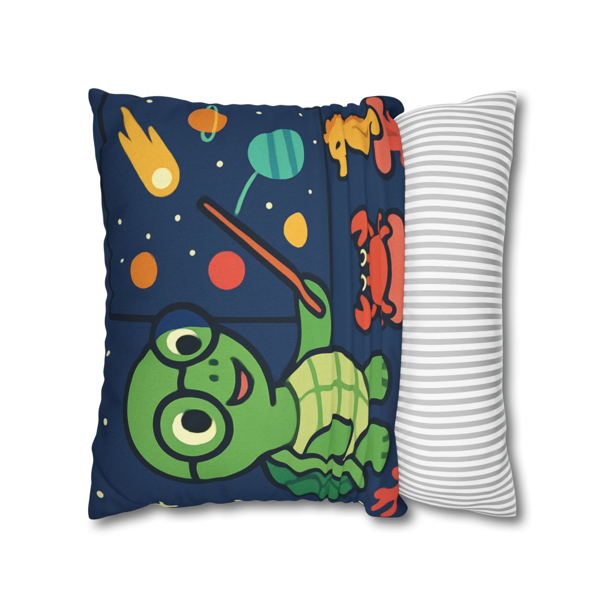 Comet Classroom Turtle personalized pillow covers