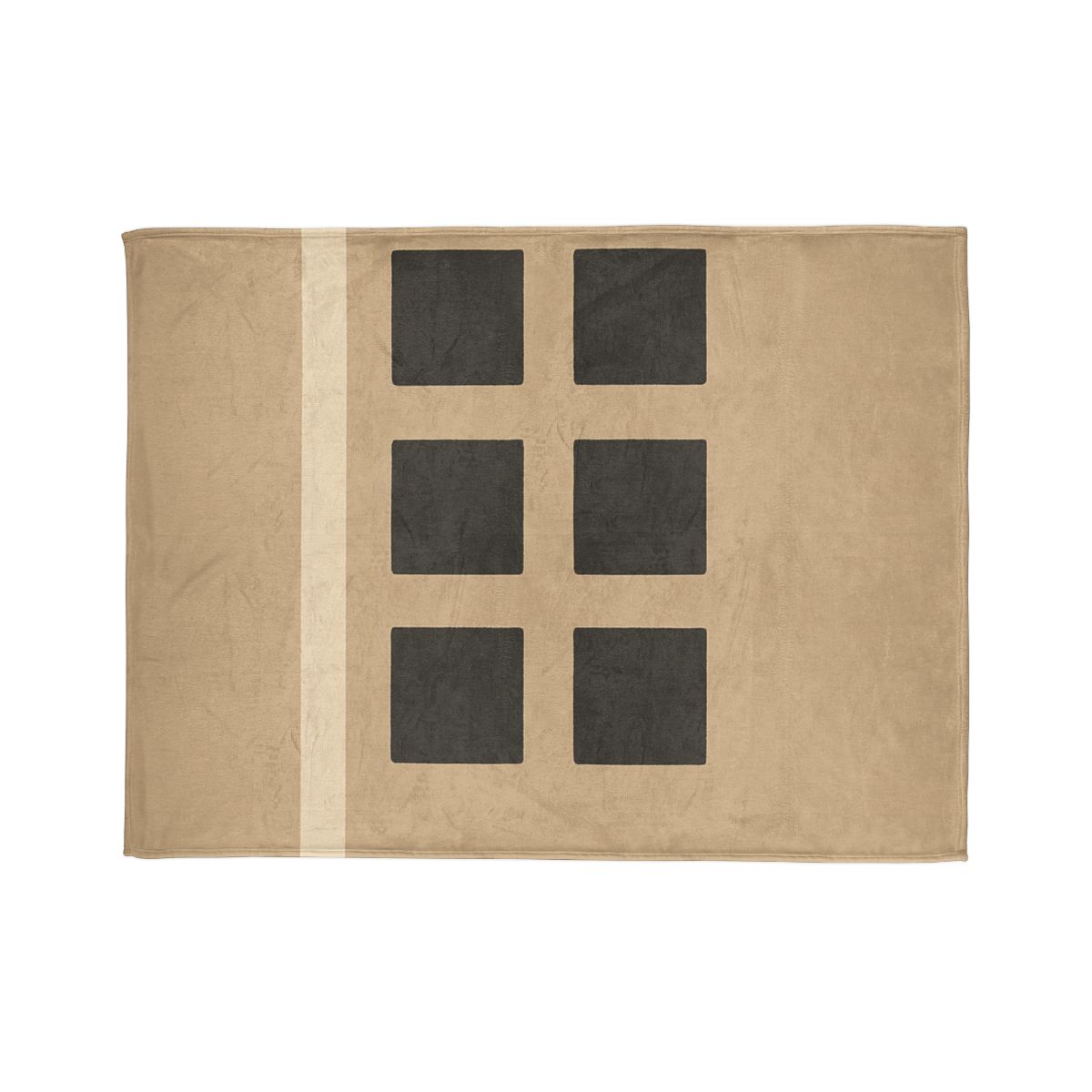 Short Grid With Missing Cell decorative home blankets