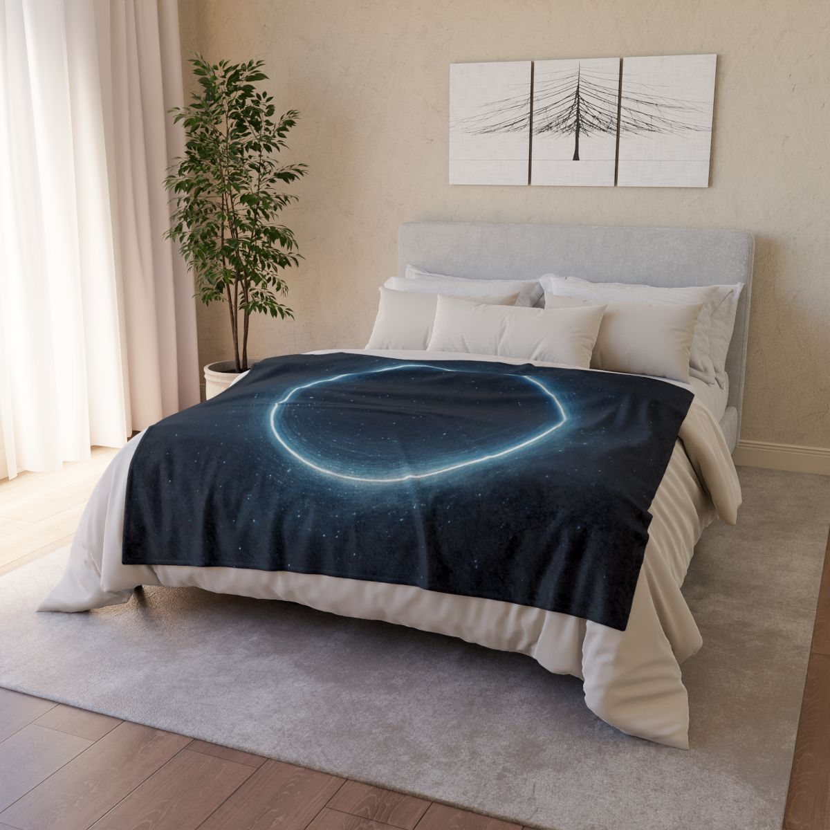 Lensing Mirage Halo soft fleece blankets