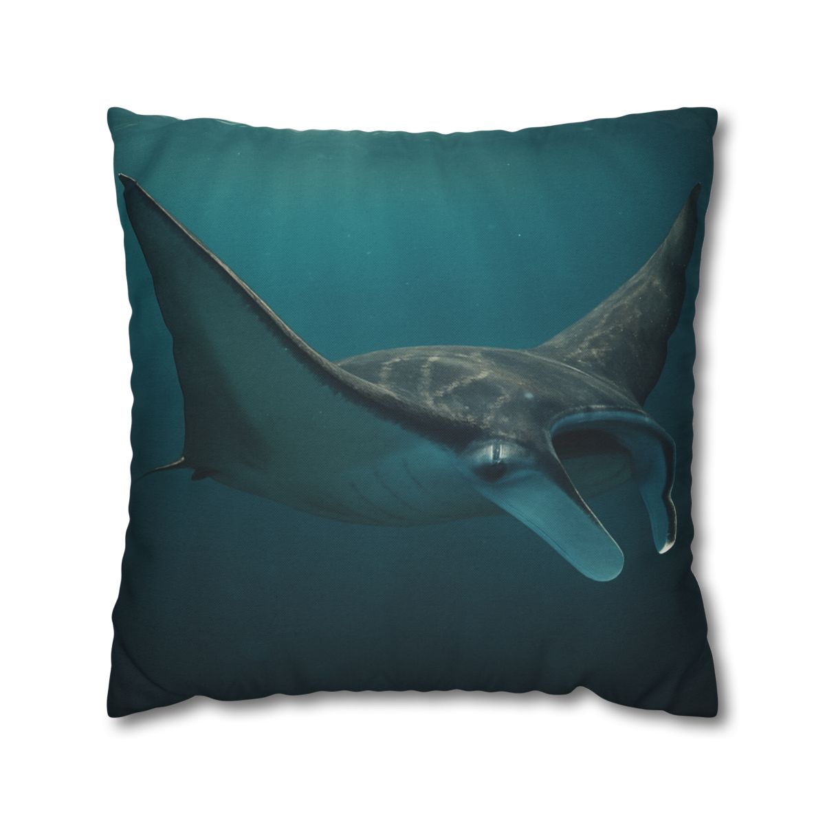 Starlit Drift Manta Ray designer print pillow cases