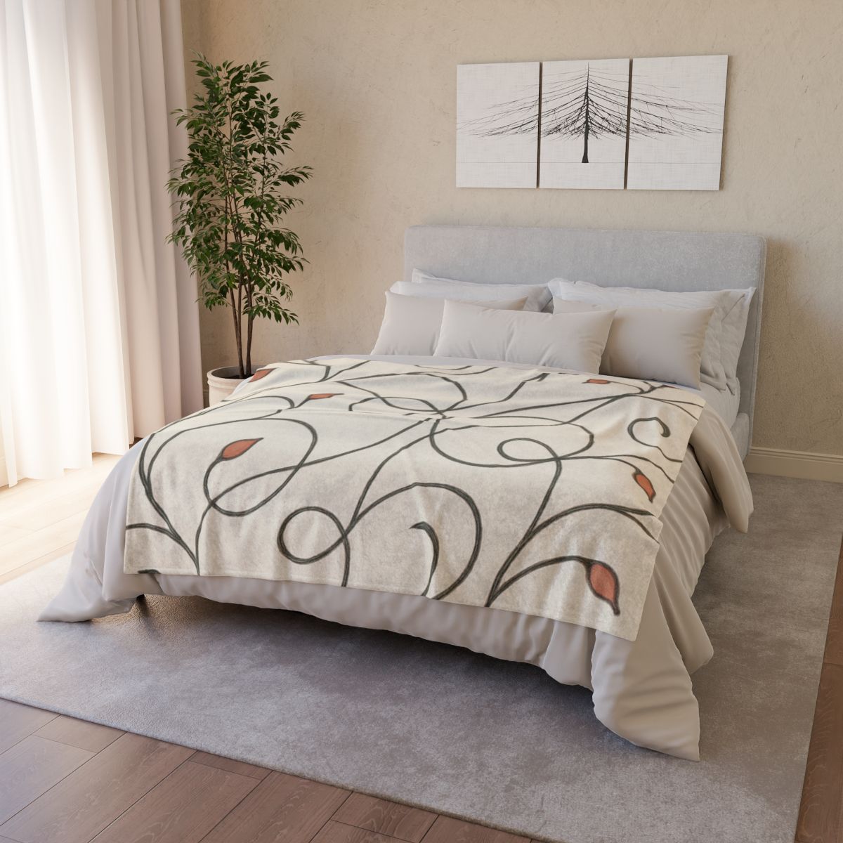 Vine Line Sonata unique gift blanketscustom blankets