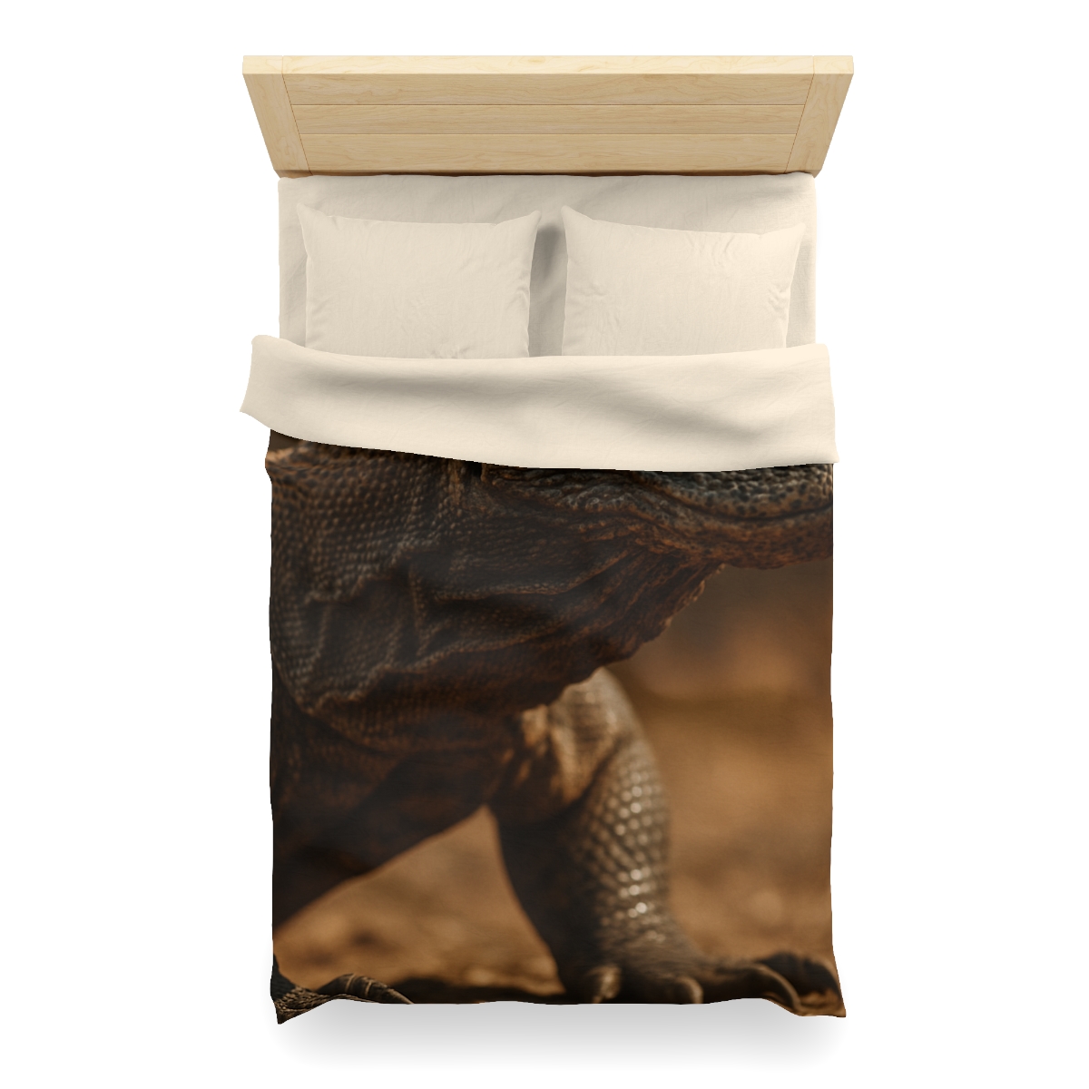 Ancient Sentinel Komodo Dragon custom duvets