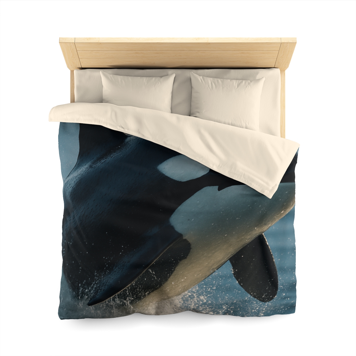 Abyss Glide Orca unique patterned duvets