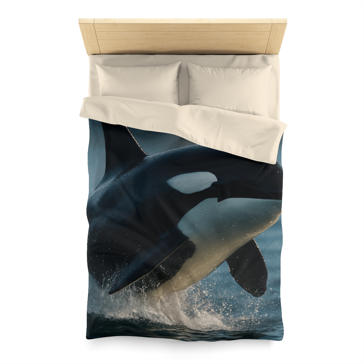 Abyss Glide Orca unique patterned duvets