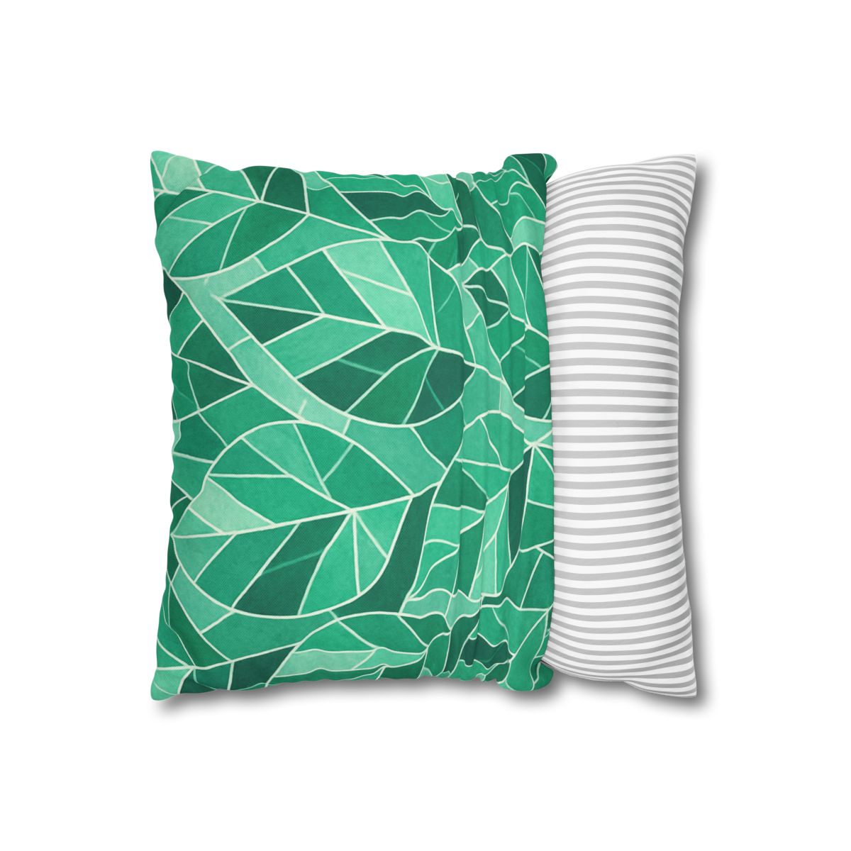 Crystal Leaf Mosaic personalized pillow covers