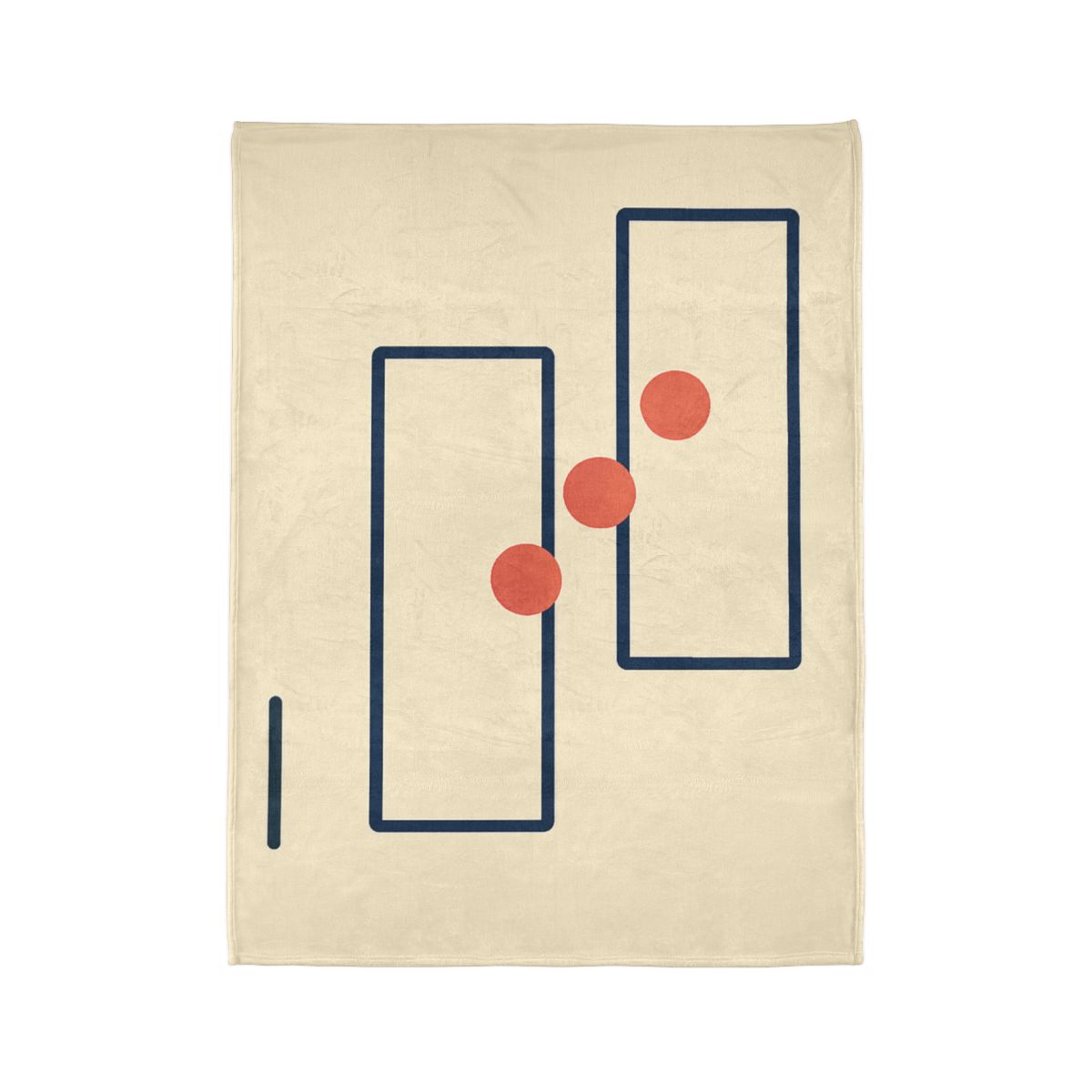 Offset Orbit Blocks personalized cozy blankets