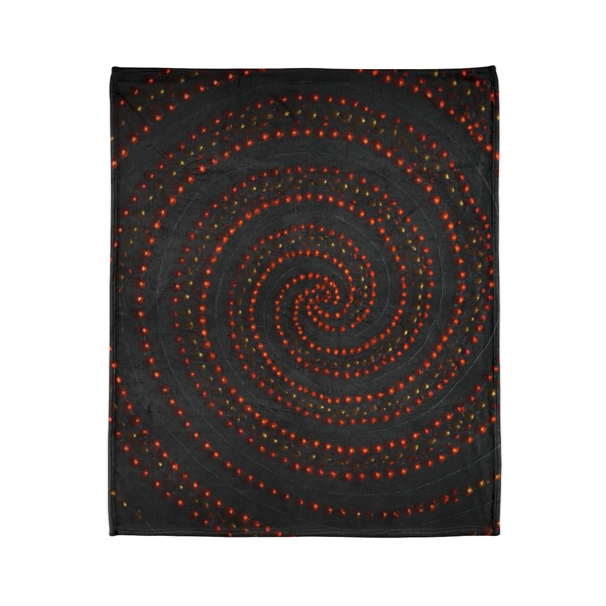 Spiral Seed Orbit personalized cozy blankets