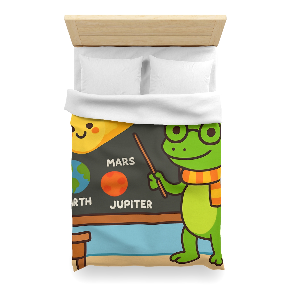 Comet Classroom Gecko custom duvets